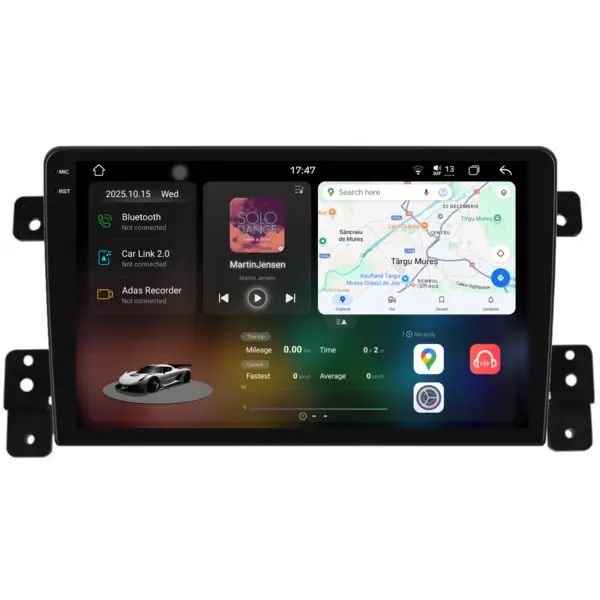 Navigatie Dedicata Suzuki Grand Vitara (2005 - 2015), 2K, 12Gb Ram, 256Gb Stocare, Android Auto, Carplay