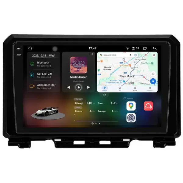 Navigatie Dedicata Suzuki Jimny (2019 - 2023), 2K, 12Gb Ram, 256Gb Stocare, Android Auto, Carplay