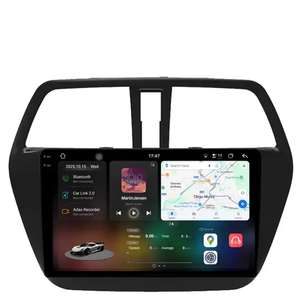 Navigatie Dedicata Suzuki S-Cross (2012-2016), 2K, 12Gb Ram, 256Gb Stocare, Carplay