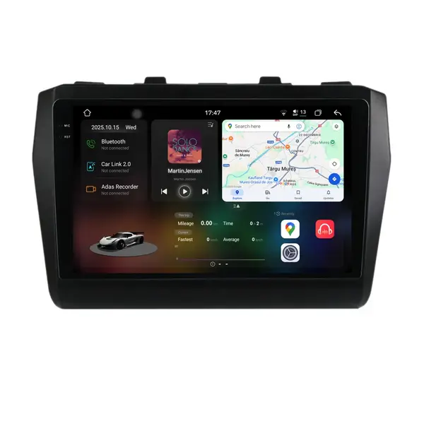 Navigatie Dedicata Suzuki Swift (2016-2022), 2K, 12Gb Ram, 256Gb Stocare, Carplay