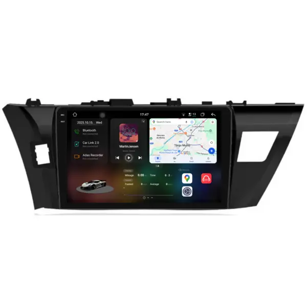 Navigatie Dedicata Toyota Corolla (2013-2019), 2K, 12Gb Ram, 256Gb Stocare, Carplay