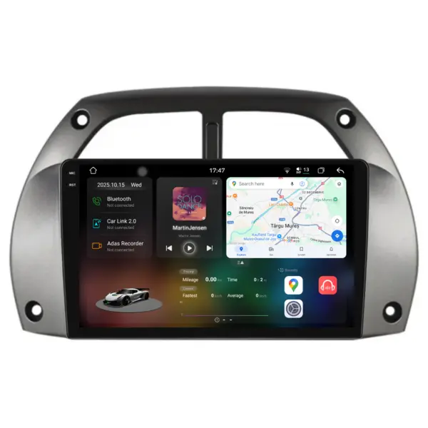 Navigatie Dedicata Toyota Rav 4 (2000-2005), 2K, 12Gb Ram, 256Gb Stocare, Carplay
