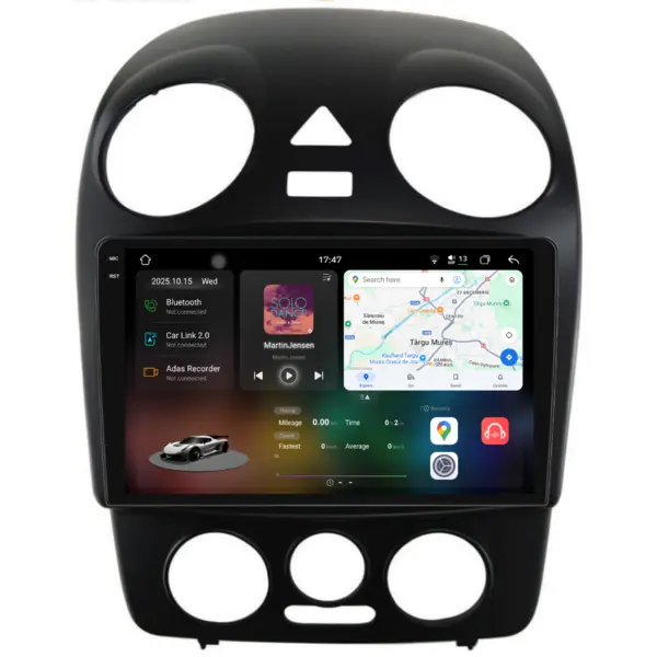 Navigatie Dedicata Volkswagen New Beetle (2004-2011), 2K, 12Gb Ram, 256Gb Stocare, Carplay