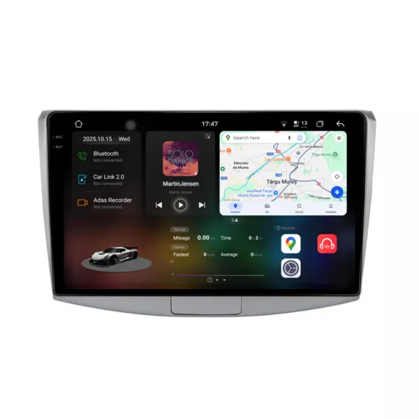 Navigatie Dedicata Volkswagen Passat B6 (2006 - 2011), 2K, 12Gb Ram, 256Gb Stocare, Android Auto, Carplay