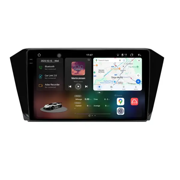 Navigatie Dedicata Volkswagen Passat B8 (2015-2022), 2K, 12Gb Ram, 256Gb Stocare, Carplay