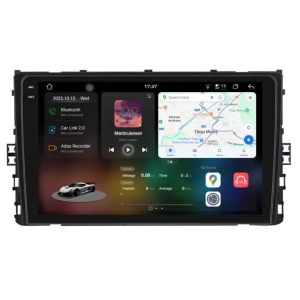 Navigatie Dedicata Volkswagen Taigo 2021+, 2K, 12Gb Ram, 256Gb Stocare, Carplay