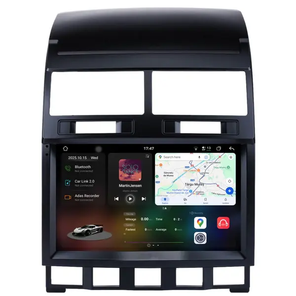 Navigatie Dedicata Volkswagen Touareg (2003 - 2010), 2K, 12Gb Ram, 256Gb Stocare, Android Auto, Carplay