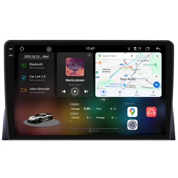Navigatie Dedicata Volkswagen Transporter (2003 - 2015), 2K, 12Gb Ram, 256Gb Stocare, Android Auto, Carplay