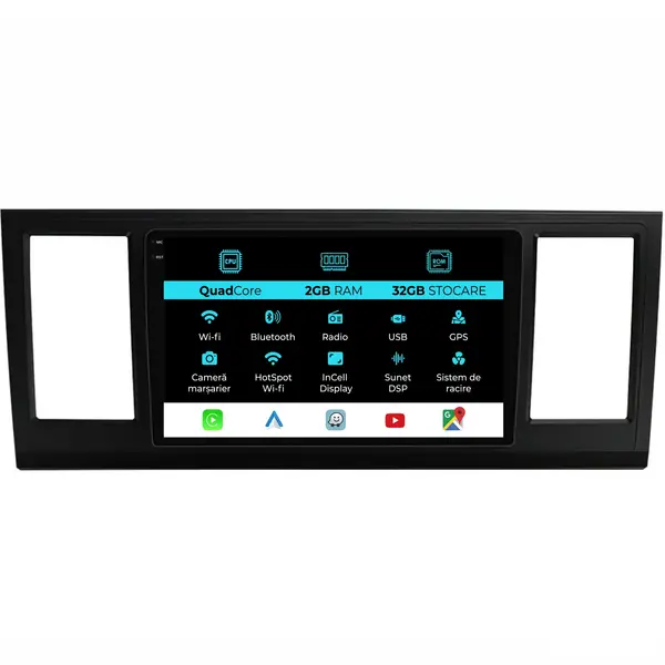 Navigatie Dedicata Volkswagen Transporter (2003 - 2015), 9 Inch, 2Gb Ram, 32Gb Stocare, Android Auto, Carplay