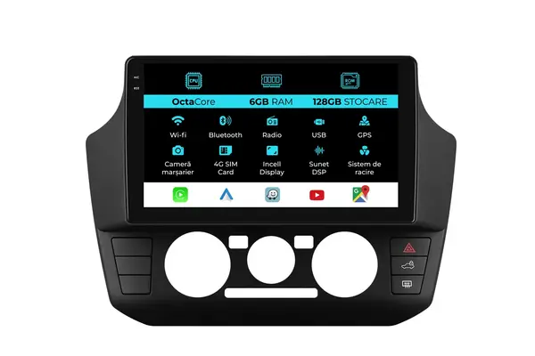 Navigatie Dedicata Volkswagen Up (2017-2023), 9Inch, 6Gb Ram, 128Gb Stocare, Carplay