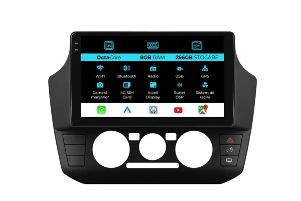 Navigatie Dedicata Volkswagen Up (2017-2023), 9Inch, 8Gb Ram, 256Gb Stocare, Carplay