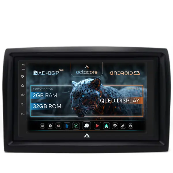 Navigatie Fiat Ducato, Citroen Jumper, Peugeot Boxer, Android, P-Octacore 2GB RAM + 32GB ROM, 7 Inch - AD-BGP1002+AD-BGRFI0262DIN