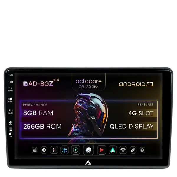Navigatie Fiat Ducato, Citroen Jumper, Peugeot Boxer, Android, Z-Octacore 8GB RAM + 256GB ROM, 9 Inch - AD-BGZ9008+AD-BGRKIT355