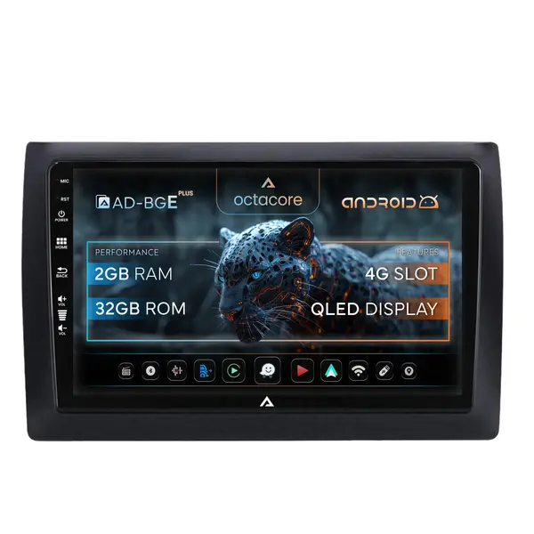 Navigatie Fiat Stilo Android, E-Octacore 2GB RAM + 32GB ROM, 9 Inch - AD-BGE9002+AD-BGRKIT356V2