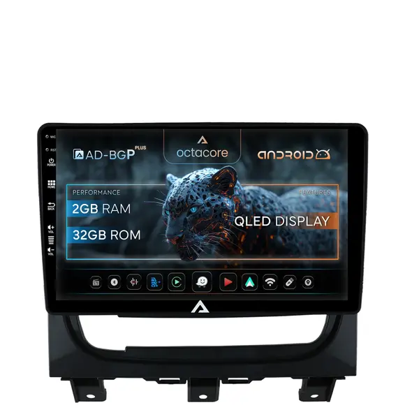Navigatie Fiat Strada Idea (2011-2016), Android, P-Octacore 2GB RAM + 32GB ROM, 9 Inch - AD-BGP9002+AD-BGRKIT350