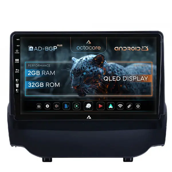 Navigatie Ford EcoSport (2013-2016) Android, P-Octacore 2GB RAM + 32GB ROM, 9 Inch - AD-BGP9002+BGRKIT118