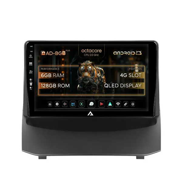 Navigatie Ford Fiesta (2009-2012), Android 13, B-Octacore 6GB RAM + 128GB ROM, 9 Inch - AD-BGB9006+AD-BGRKIT131-0912