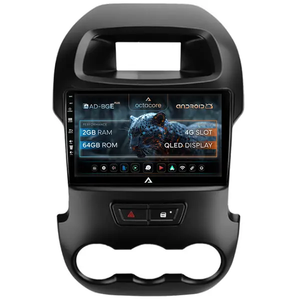 Navigatie Ford Ranger (2011-2015), Android, E-Octacore 2GB RAM + 32GB ROM, 9 Inch - AD-BGE9002+AD-BGRKIT135B
