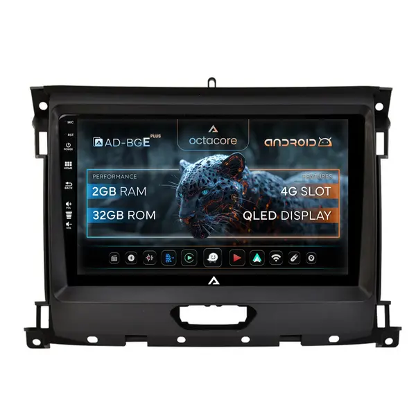 Navigatie Ford Ranger (2015-2022), Android, E-Octacore 2GB RAM + 32GB ROM, 9 Inch - AD-BGE9002+AD-BGRKIT120V2