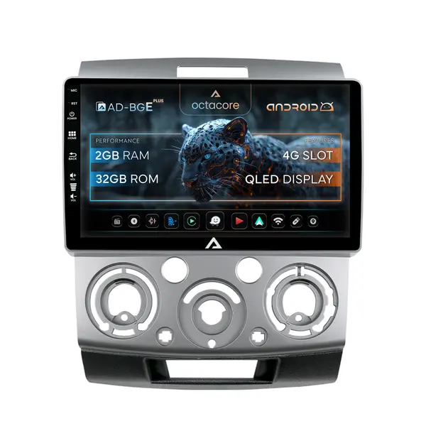 Navigatie Ford Ranger Mazda BT50 (2007-2012), Android, E-Octacore 2GB RAM + 32GB ROM, 9 Inch - AD-BGE9002+AD-BGRKIT136