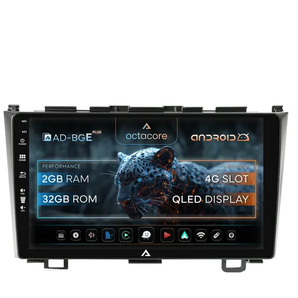 Navigatie Honda CRV (2006-2012), Android, E-Octacore 2GB RAM + 32GB ROM, 9 Inch - AD-BGE9002+AD-BGRKIT006