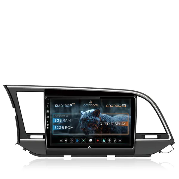 Navigatie Hyundai Elantra (2015-2018), Android, P-Octacore 2GB RAM + 32GB ROM, 9Inch - AD-BGP9002+AD-BGRKIT180