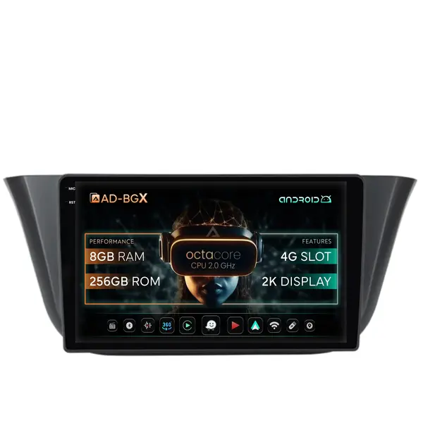 Navigatie Iveco Daily (2013+), Android, X-Octacore 8GB RAM + 256GB ROM, 9.5 Inch - AD-BGX9008+AD-BGRKIT361