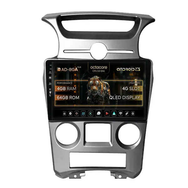 Navigatie Kia Carens (2007-2011), Android, A-Octacore 4GB RAM + 64GB ROM, 9 Inch - AD-BGA9004+AD-BGRKIT209V2