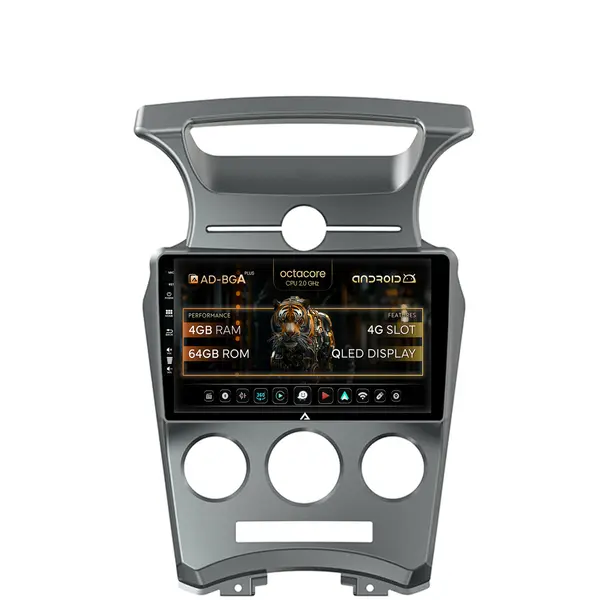 Navigatie Kia Carens (2007-2011), Android, A-Octacore 4GB RAM + 64GB ROM, 9 Inch - AD-BGA9004+AD-BGRKIT209