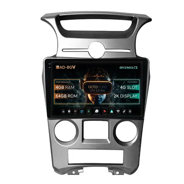 Navigatie Kia Carens (2007-2011), Android, V-Octacore 4GB RAM + 64GB ROM, 9.5 Inch - AD-BGV9004+AD-BGRKIT209V2