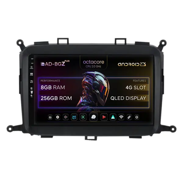 Navigatie Kia Carens (2012-2017), Android, Z-Octacore 8GB RAM + 256GB ROM, 9 Inch - AD-BGZ9008+AD-BGRKIT220