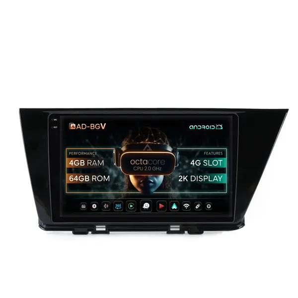 Navigatie Kia Niro (2016+), Android, V-Octacore 4GB RAM + 64GB ROM, 9.5 Inch - AD-BGV9004+AD-BGRKIT152