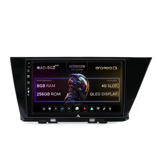 Navigatie Kia Niro (2016+), Android, Z-Octacore 8GB RAM + 256GB ROM, 9 Inch - AD-BGZ9008+AD-BGRKIT152