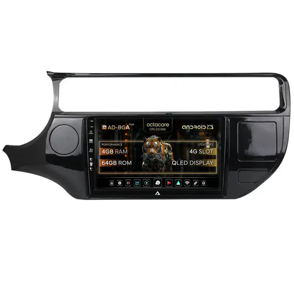 Navigatie Kia Rio (2014-2017), Android, A-Octacore 4GB RAM + 64GB ROM, 9 Inch - AD-BGA9004+AD-BGRKIT228
