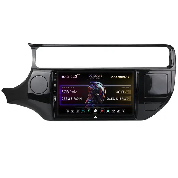 Navigatie Kia Rio (2014-2017), Android, Z-Octacore 8GB RAM + 256GB ROM, 9 Inch - AD-BGZ9008+AD-BGRKIT228