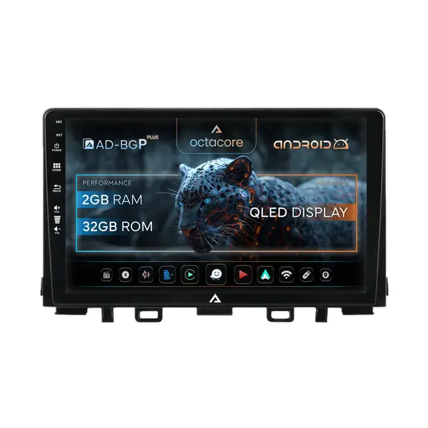 Navigatie Kia Rio (2017-2024), Android, P-Octacore 2GB RAM + 32GB ROM, 9 Inch - AD-BGP9002+AD-BGRKIT222
