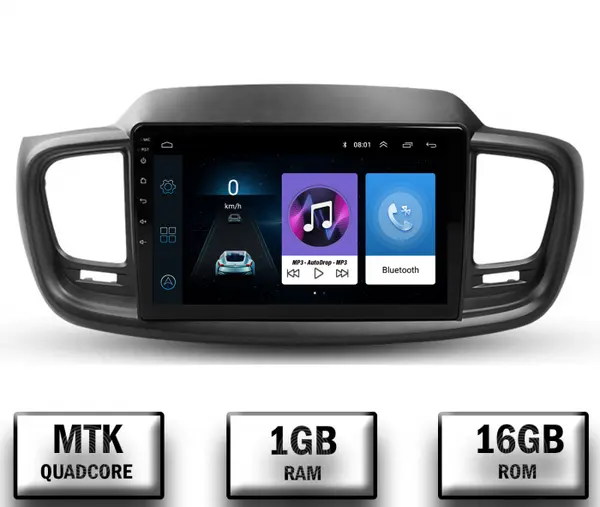 Navigatie Kia Sorento (2014+), Android 10, P-Quadcore 1GB RAM + 16GB ROM, 10.1 Inch - AD-BGP10001+AD-BGRKIT184