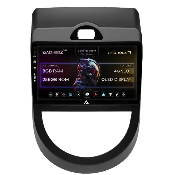 Navigatie Kia Soul (2009-2013), Android, Z-Octacore 8GB RAM + 256GB ROM, 9 Inch - AD-BGZ9008+AD-BGRKIT215V2
