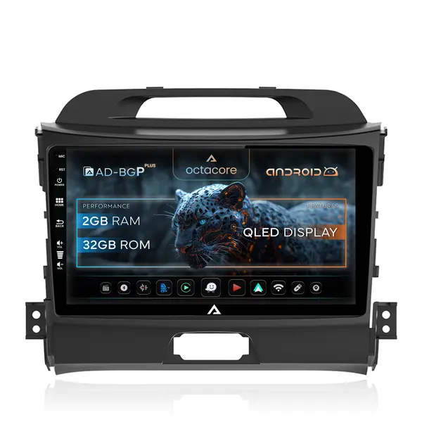 Navigatie KIA Sportage (2010-2016), Android, P-Octacore 2GB RAM + 32GB ROM, 9 Inch - AD-BGP9002+AD-BGRKIT146