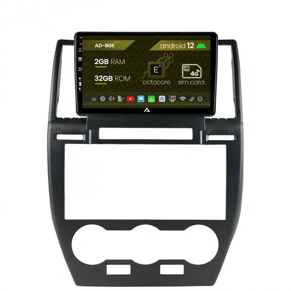 Navigatie Land Rover Freelander 2 (2006-2012), Android 12, E-Octacore 2GB RAM + 32GB ROM, 9 Inch - AD-BGE9002+AD-BGRKIT430