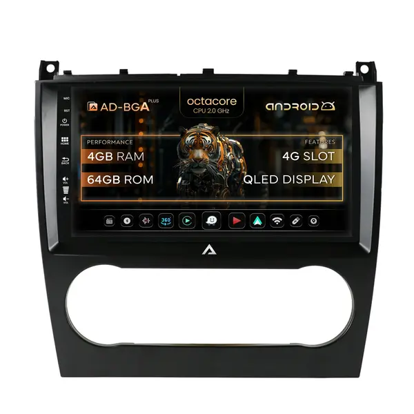 Navigatie Mercedes Benz G-Class W463 (2009-2012), Android, A-Octacore 4GB RAM + 64GB ROM, 9 INCH - AD-BGA9004+AD-BGRKIT414v2