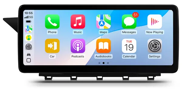 Navigatie Mercedes Benz GLK X204 (2013-2015), Linux OS OEM, NTG 4.5, CarPlay Android Auto Wireless, MirrorLink, Camera AHD, 12.3 Inch -