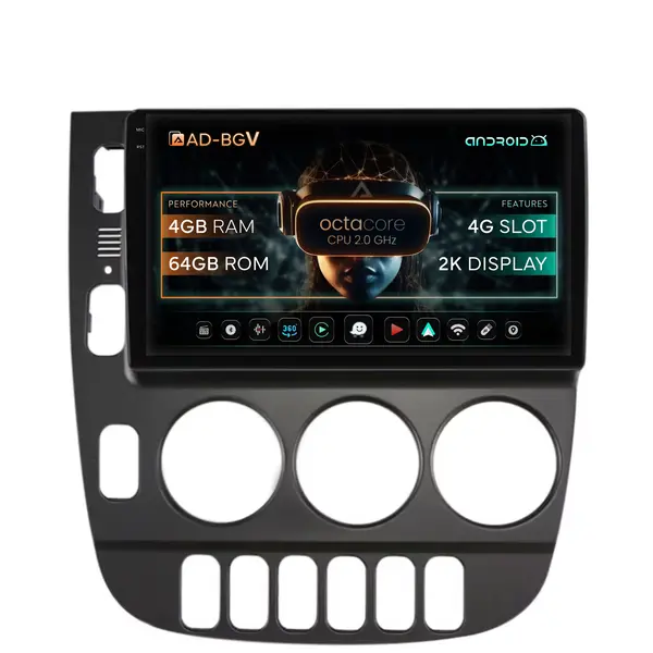 Navigatie Mercedes Benz ML W163 (1998-2005), Android, V-Octacore 4GB RAM + 64GB ROM, 9.5 Inch - AD-BGV9004+AD-BGRKIT405V2