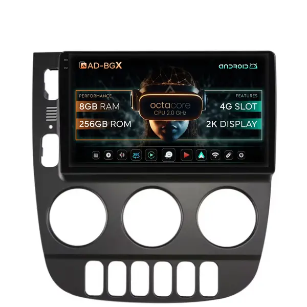 Navigatie Mercedes Benz ML W163 (1998-2005), Android, X-Octacore 8GB RAM + 256GB ROM, 9.5 Inch - AD-BGX9008+AD-BGRKIT405V3