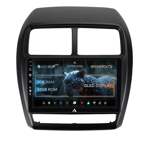Navigatie Mitsubishi ASX (2016-2019), Android, P-Octacore 2GB RAM + 32GB ROM, 9 Inch - AD-BGP9002+AD-BGRKIT267V2