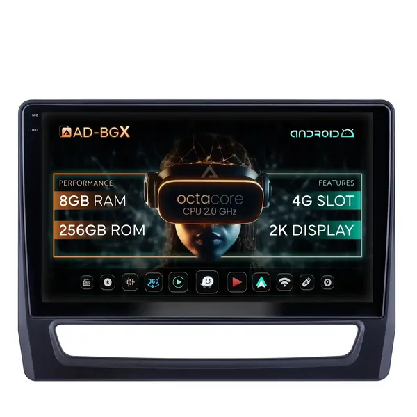 Navigatie Mitsubishi ASX (2019+), Android, X-Octacore 8GB RAM + 256GB ROM, 10.36 Inch - AD-BGX10008+AD-BGRKIT267V4