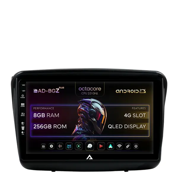 Navigatie Mitsubishi L200 Pajero Sport, Android, Z-Octacore 8GB RAM + 256GB ROM, 9 Inch - AD-BGZ9008+AD-BGRKIT278