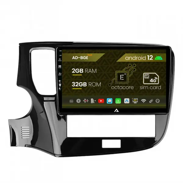 Navigatie Mitsubishi Outlander (2019-2021), Android 12, E-Octacore 2GB RAM + 32GB ROM, 10.1 Inch - AD-BGE10002+AD-BGRKIT268 - Copie