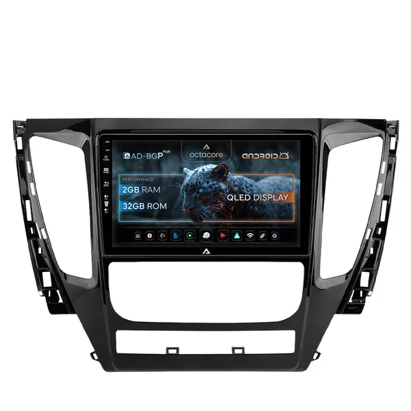 Navigatie Mitsubishi Pajero (2016-2018), Android, P-Octacore 2GB RAM + 32GB ROM, 9 Inch - AD-BGP9002+AD-BGRKIT270