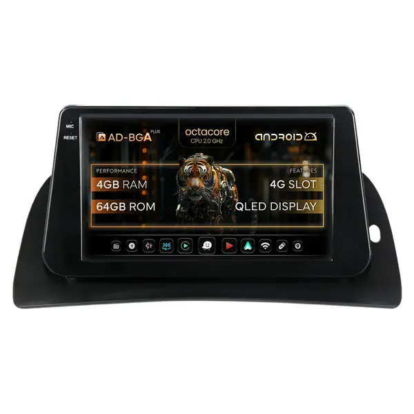 Navigatie Navigatie Renault Kangoo (2008-2021), Android, A-Octacore 4GB RAM + 64GB ROM, 9 Inch - AD-BGA9004+AD-BGRKIT373